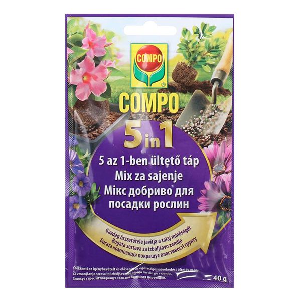 Удобрение Compo 5 в 1 микс для посадки растений 40 г 3532