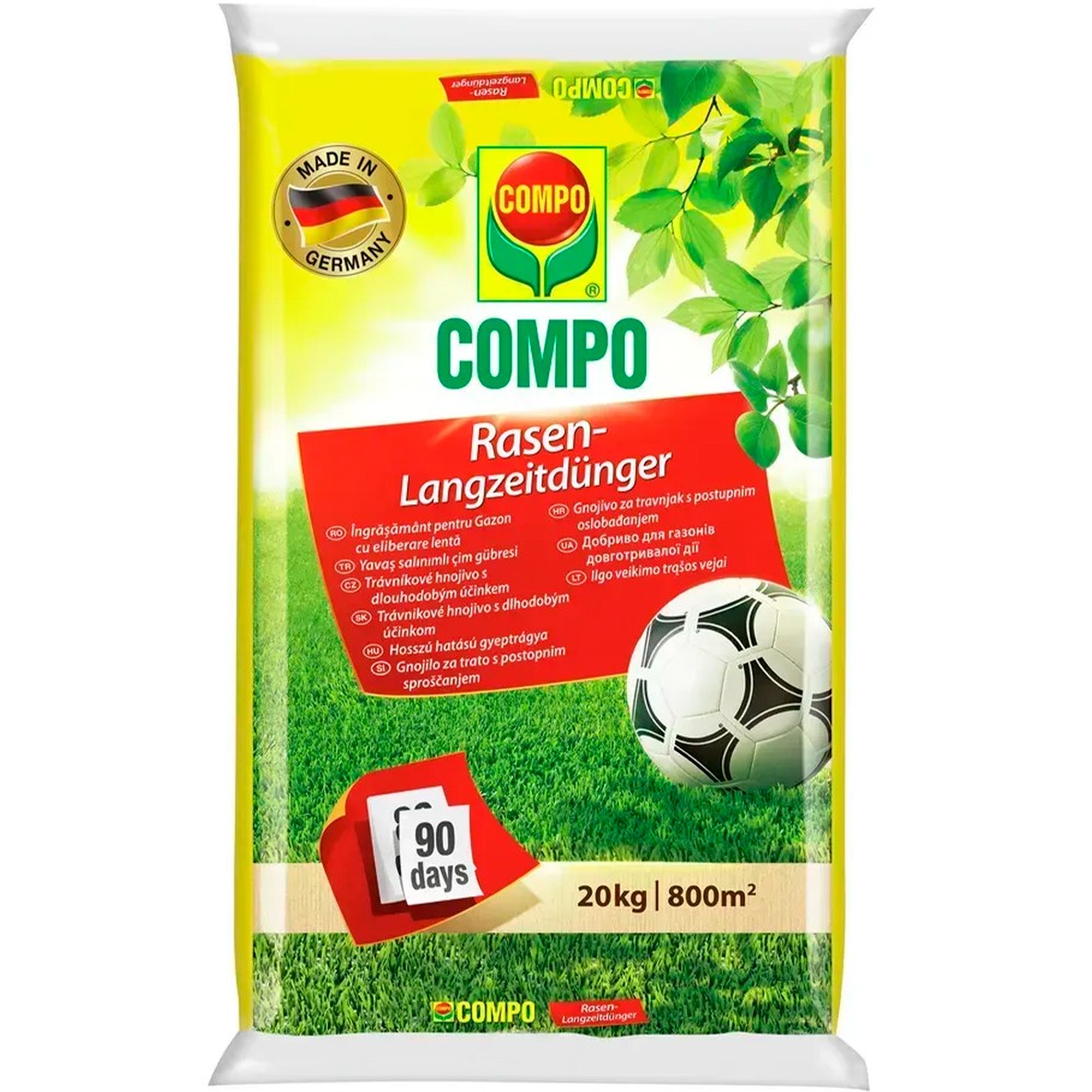 Твердое удобрение Compo для газонов 20 кг 5284