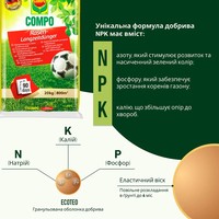 Фото Твердое удобрение Compo для газонов 20 кг 5284