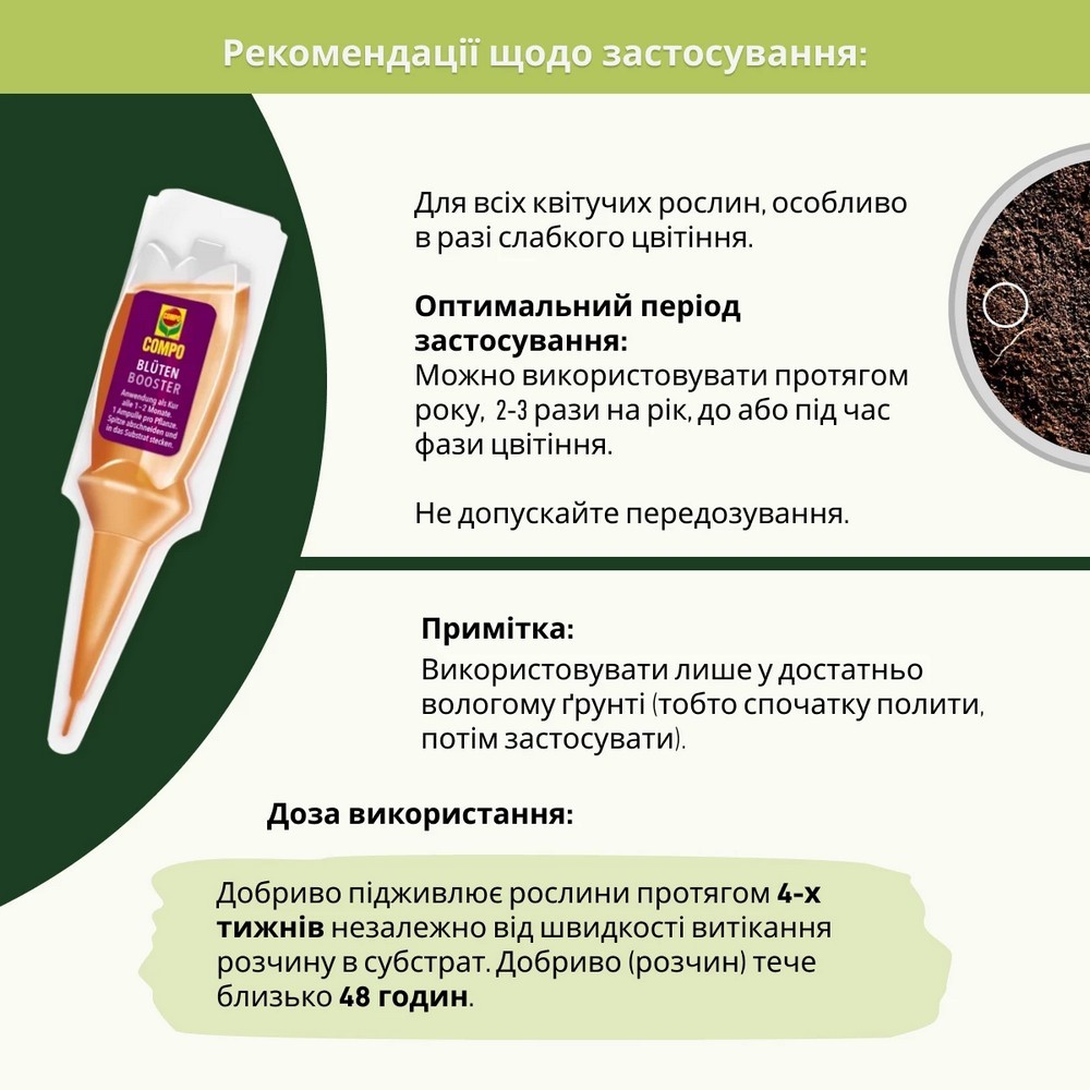 Аппликатор Compo Цветочный бустер 5 x 30 мл 4138