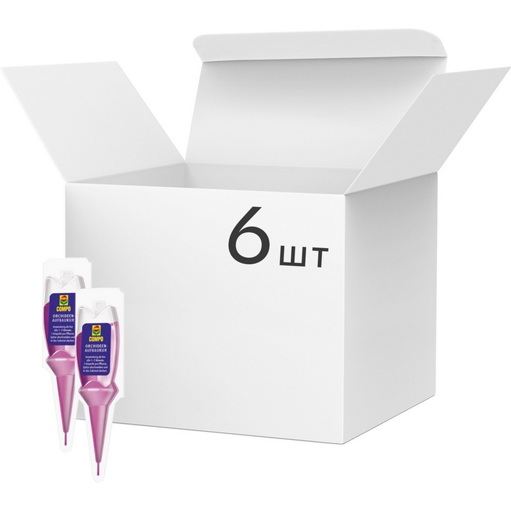 Набор аппликаторов Compo для охидей 30 мл 6 шт N3275-6