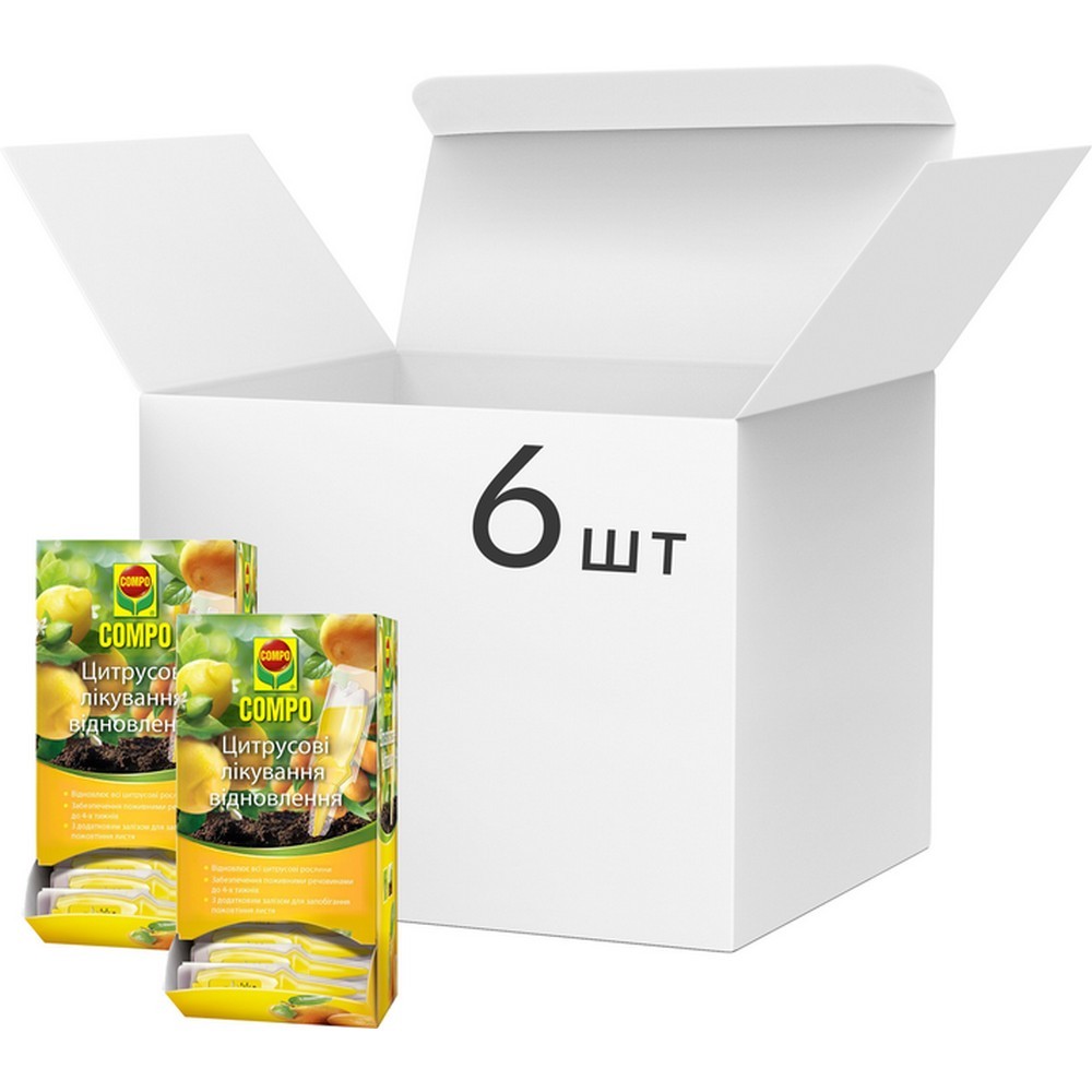 Набор аппликаторов Compo для цитрусовых 30 мл 6 шт N3285-6